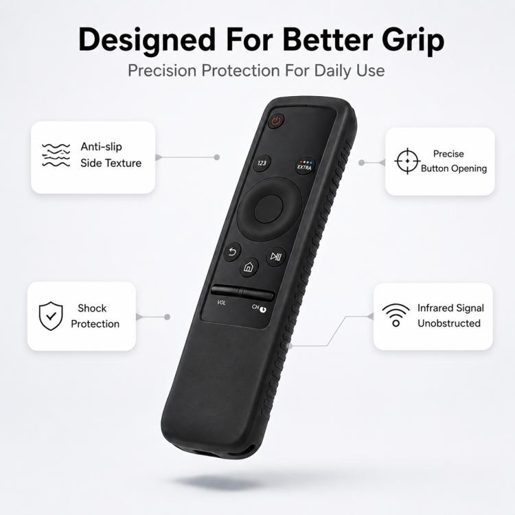 XDcase Shockproof Soft Silicone Protective Case, For Samsung TV Remote BN59 Series