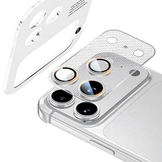 XDcase Nickel Alloy Integrated Cicada Wing Hollow Base Lens Protector, For iPhone 17 Pro Max, For iPhone 17 Pro