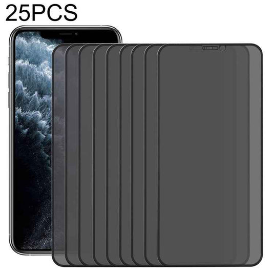 25 PCS Anti-peeping Plasma Oil Coated High Aluminum Wear-resistant Tempered Glass Film, For iPhone X / XS (25 PCS), For iPhone XR (25 PCS), For iPhone XS Max (25 PCS), For iPhone 11 (25 PCS), For iPhone 11 Pro (25 PCS), For iPhone 11 Pro Max (25 PCS)  ...