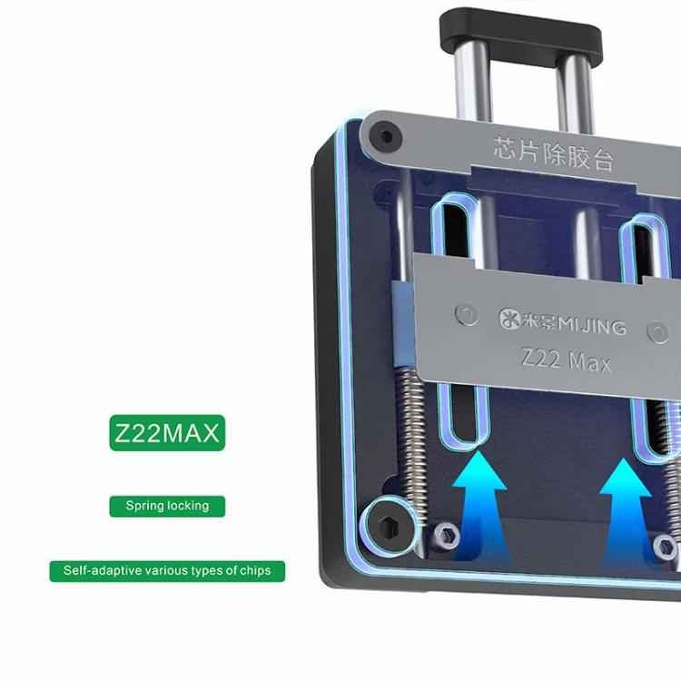 Mijing Z22MAX CPU Chip Tin Planting BGA Reballing Stencil Platform For iPhone 11-17 Pro Max / Android