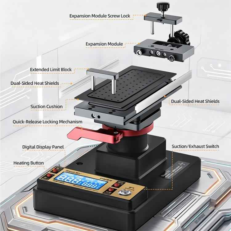 Qianli PM86 Universal Screen Disassembling Heating Separator, EU Plug, US Plug