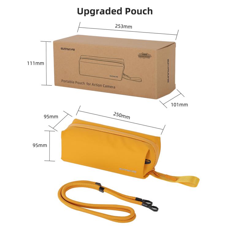 Sunnylife Multi-Use Electronics Organizer Pouch Series Handbag Storage Shoulder Bag Upgraded Pouch, For DJI OSMO Pocket 4 / 3