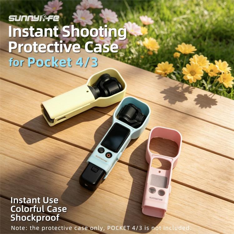 Sunnylife Instant Shooting Protective Shell Colorful Protective Cover Camera Protector, For DJI OSMO Pocket 4 / 3