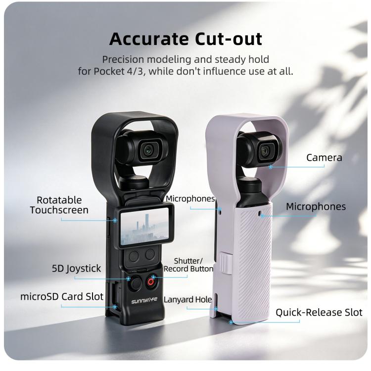 Sunnylife Instant Shooting Protective Shell Colorful Protective Cover Camera Protector, For DJI OSMO Pocket 4 / 3