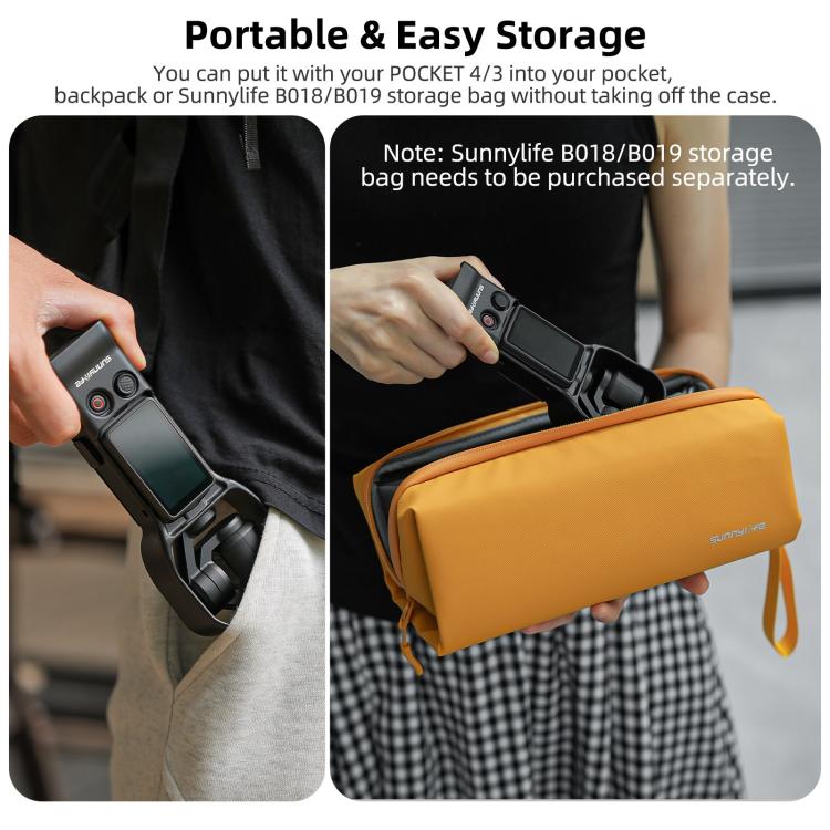 Sunnylife Instant Shooting Protective Shell Colorful Protective Cover Camera Protector, For DJI OSMO Pocket 4 / 3