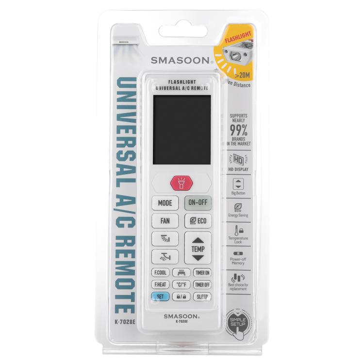 SMASOON K-7028E Universal Air Conditioner Remote Control