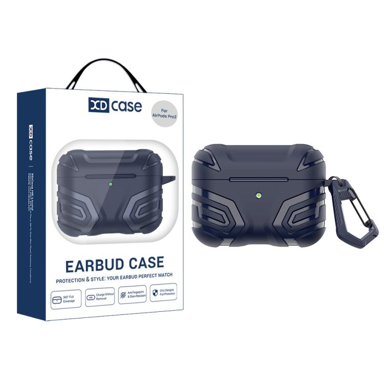 XDcase Dark Pattern TPU Earphone Cover with Carabiner, For AirPods Pro 3, For AirPods Pro 2