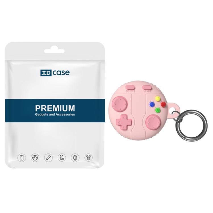 XDcase Game Console Style Silicone Protective Case with Key Ring, For AirTag 2nd Gen / 1st Gen