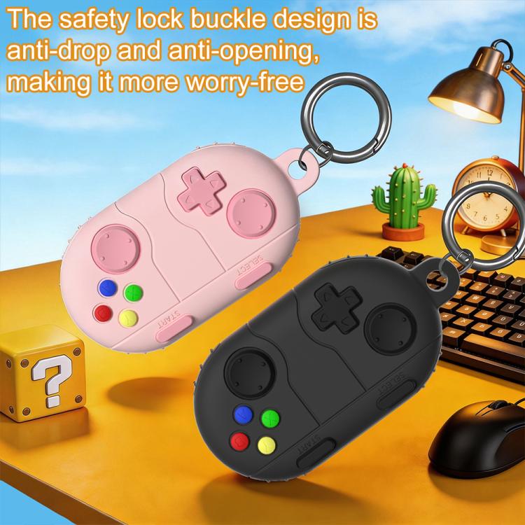 XDcase Game Console Style Silicone Protective Case with Key Ring, For Samsung Galaxy SmartTag2