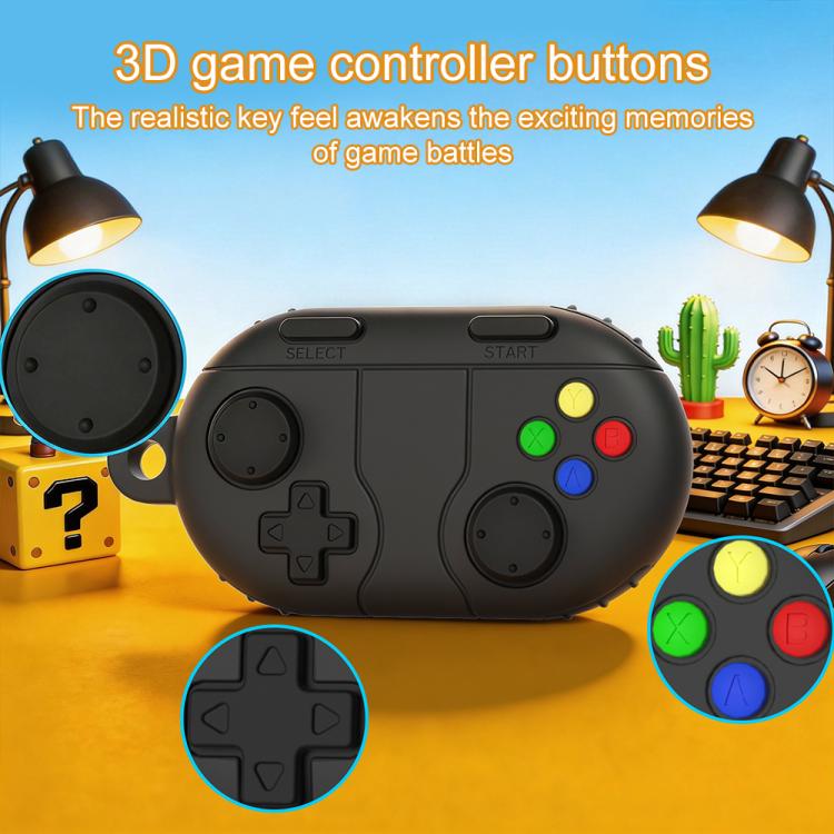 XDcase Game Console Style Silicone Protective Case with Key Ring, For Samsung Galaxy SmartTag2