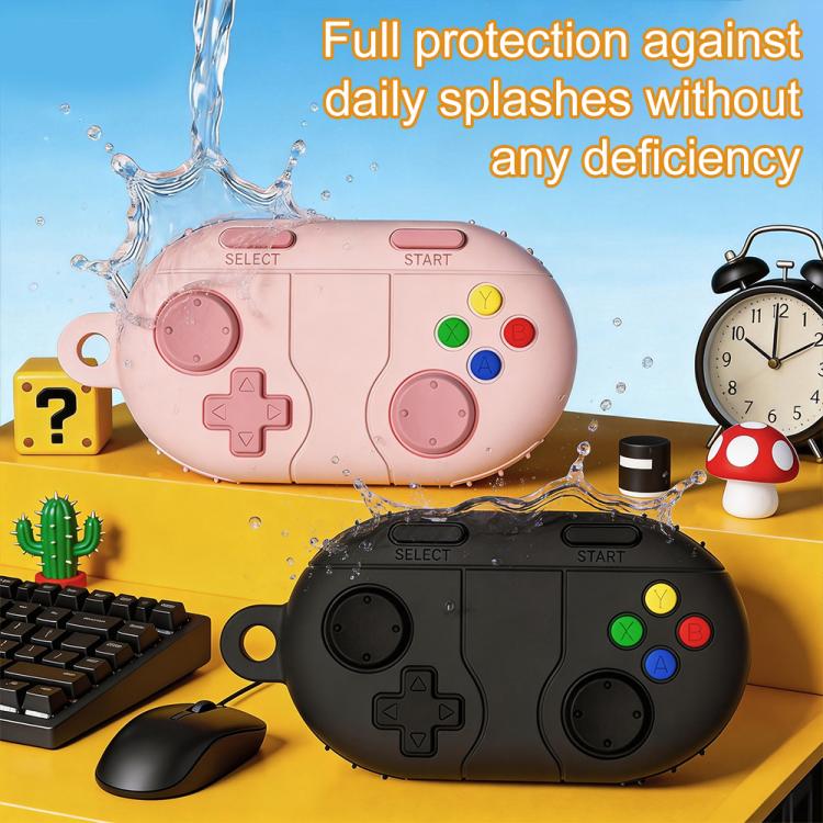XDcase Game Console Style Silicone Protective Case with Key Ring, For Samsung Galaxy SmartTag2