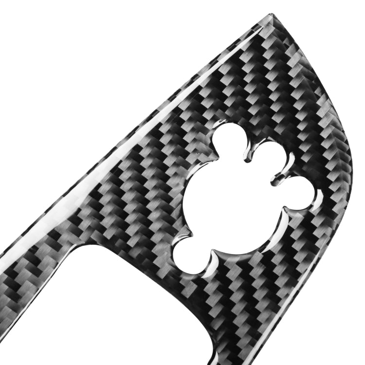 6 in 1 Car Carbon Fiber Window Glass Lifter Panel Decorative Sticker for Audi Q7 2008-2015, Right Drive, Window Glass Lifter, Right Drive