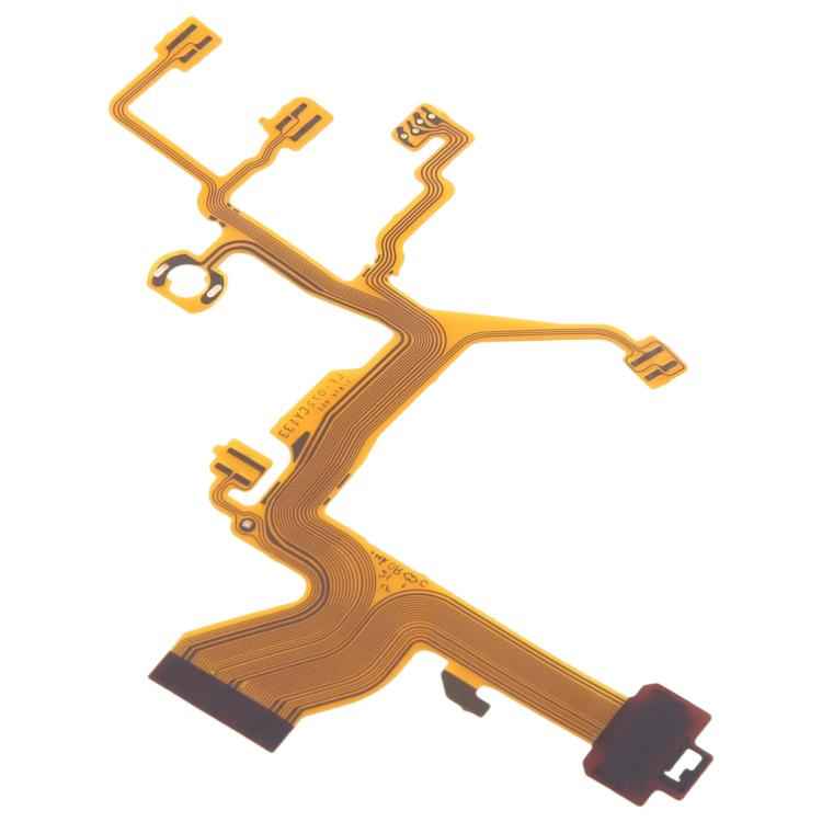 Camera Lens Mount Flex Cable with Socket, For Sony DSC-W130, For Sony DSC-W220, For Sony DSC-W120, For Sony DSC-W230