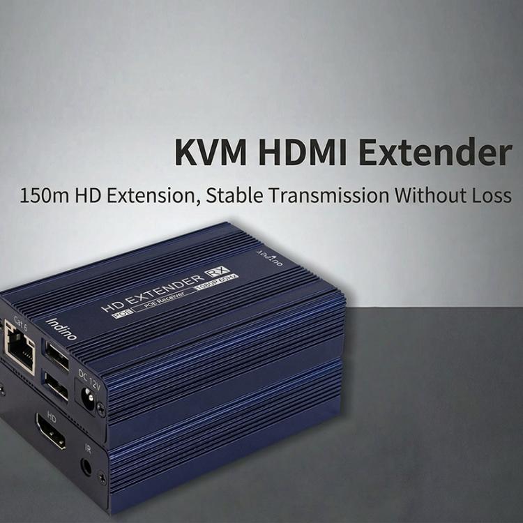 ET1815KVM 150m 1080P 60Hz HDMI Extender with Cat6 / RJ45 / KVM Port, US Plug, EU Plug, AU Plug, UK Plug
