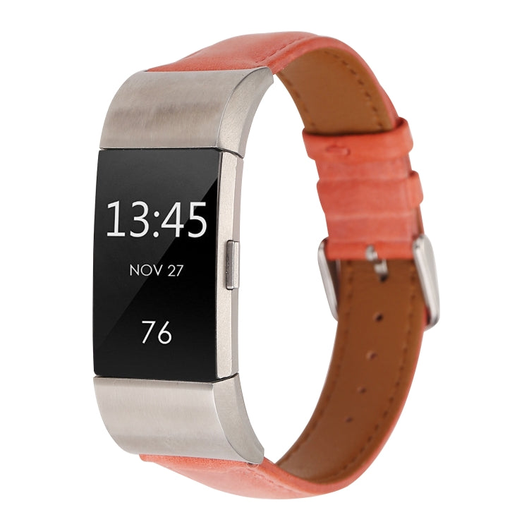 Fresh Style Genuine Leather Replacement Strap Watchband, For Fitbit Charge 2, For Fitbit Blaze