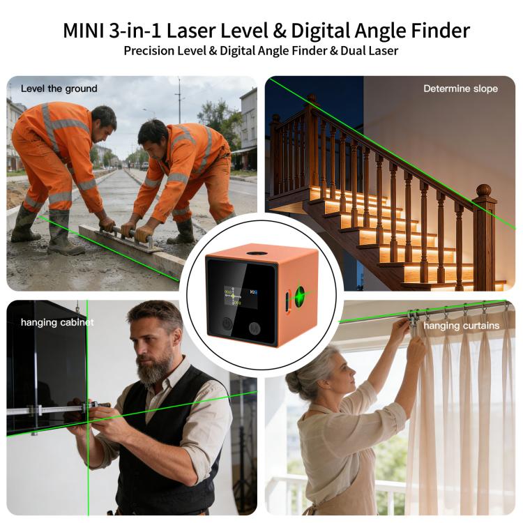 LT10 Multifunctional Mini Smart Laser Level & Digital Angle Finder