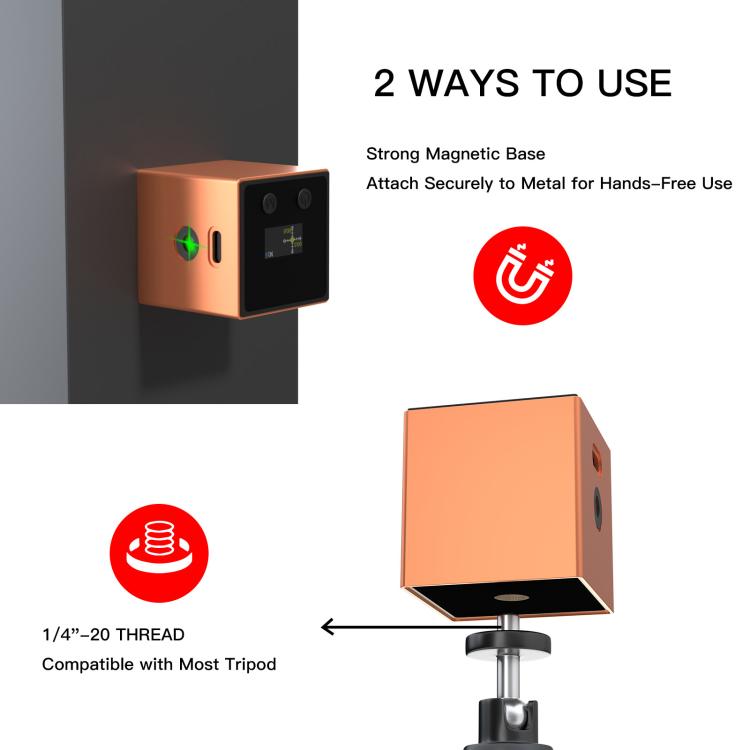 LT10 Multifunctional Mini Smart Laser Level & Digital Angle Finder