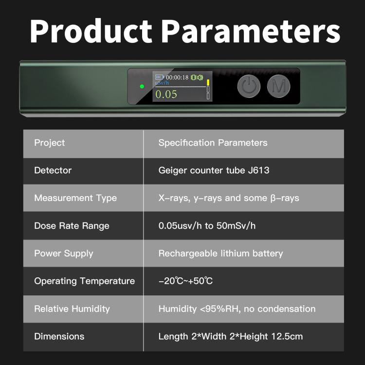 NT10 Portable Nuclear Radiation Detector