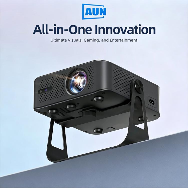 AUN A005 1080P 760ANSI LCD Display Smart Projector with Holder, EU Plug, US Plug, UK Plug, AU Plug