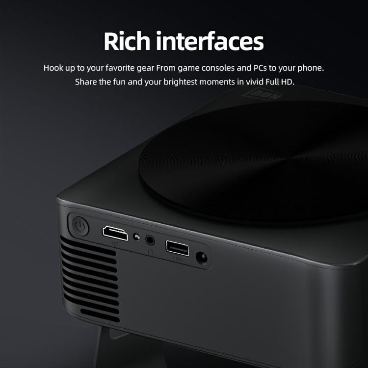 AUN A005 1080P 760ANSI LCD Display Smart Projector with Holder, EU Plug, US Plug, UK Plug, AU Plug