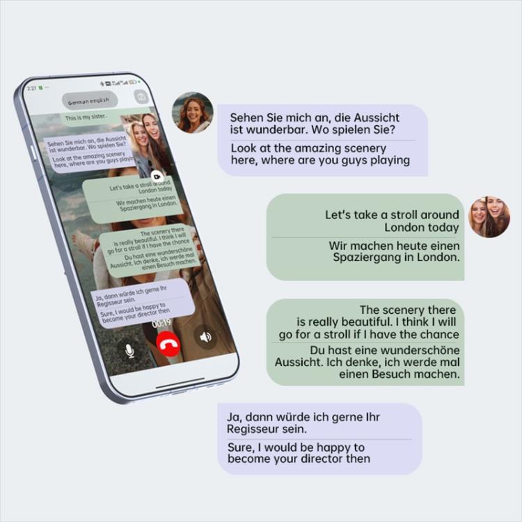 P59 AI Smart Translator Supports Photo Call Translation