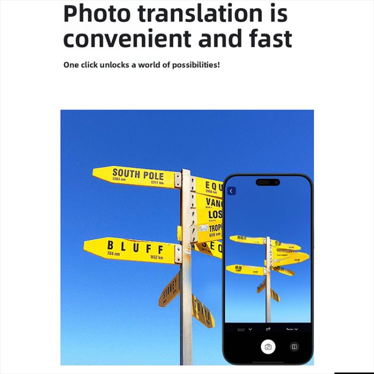 P59 AI Smart Translator Supports Photo Call Translation