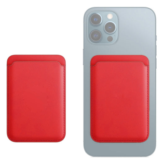 Leather Wallet Pouch Card Holder Card Case with Magsafing Magnetic for iPhone 17-12 Series