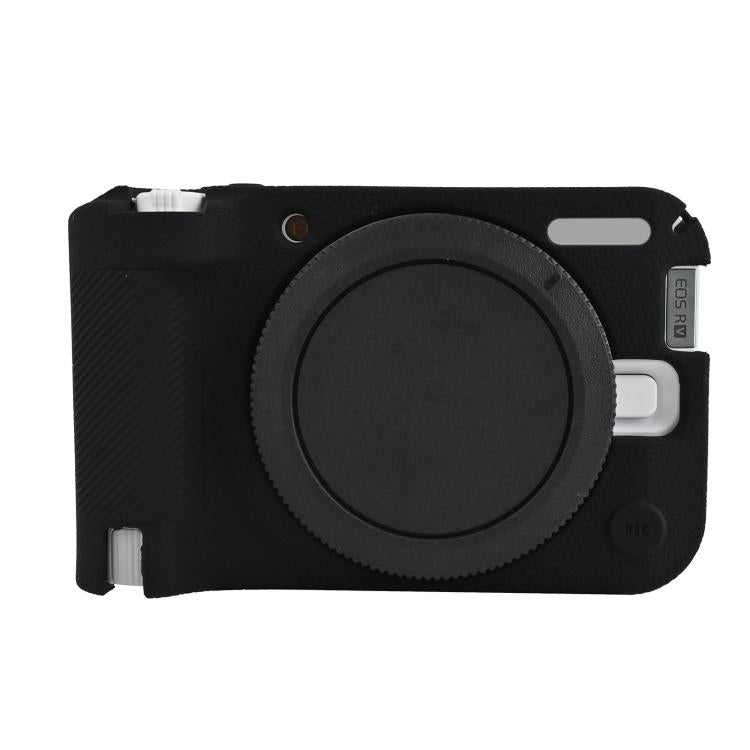 Litchi Texture Soft Silicone Camera Protective Case, For Canon EOS R50 V