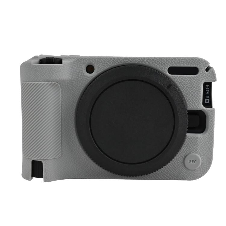 Litchi Texture Soft Silicone Camera Protective Case, For Canon EOS R50 V
