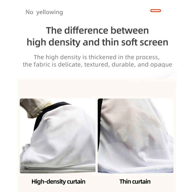 Simple Folding High Density Polyester Projector Film Curtain, Size:60 inch (16:9) Projection Area: 132x75cm