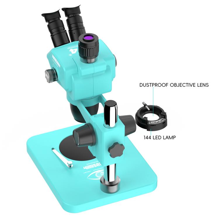 RF4 RF-6565R 6.5-65X Synchronous Zoom Trinocular Stereo Microscope, RF-6565R
