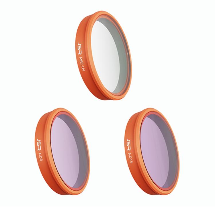 For DJI Osmo Action 6 JSR KO Series Camera Lens Filter, UV, CPL, ND8, ND16, ND32, ND64, ND8PL, ND16PL, ND32PL, ND64PL, STAR, NIGHT, Black Mist 1/4, 3 in 1 UV ND8/16, 4 in 1 ND8-64, 4 in 1 CPL ND8/16/32, 4 in 1 Black Mist CPL ND, 4 in 1 Macro CPL ND    ...