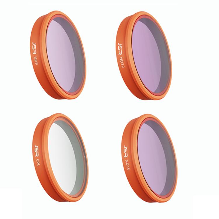 For DJI Osmo Action 6 JSR KO Series Camera Lens Filter, UV, CPL, ND8, ND16, ND32, ND64, ND8PL, ND16PL, ND32PL, ND64PL, STAR, NIGHT, Black Mist 1/4, 3 in 1 UV ND8/16, 4 in 1 ND8-64, 4 in 1 CPL ND8/16/32, 4 in 1 Black Mist CPL ND, 4 in 1 Macro CPL ND    ...