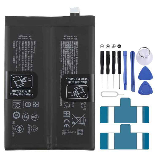 Battery, For OPPO Reno14 F 5G CPH2743 6000mAh BLPC61, For OPPO Reno14 5840mAh BLPC29
