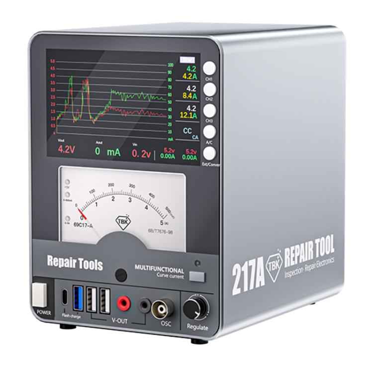 TBK 217A 30V / 5A 3-Channel Storage Curved DC Regulated Power Supply with Hyperbola Display, US Plug, UK Plug, EU Plug, AU Plug