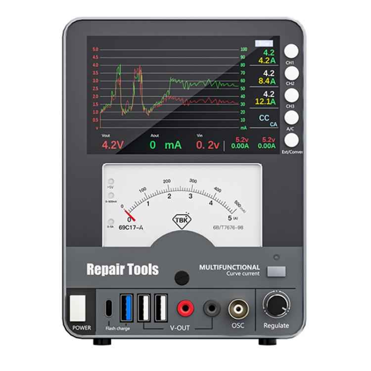 TBK 217A 30V / 5A 3-Channel Storage Curved DC Regulated Power Supply with Hyperbola Display, US Plug, UK Plug, EU Plug, AU Plug