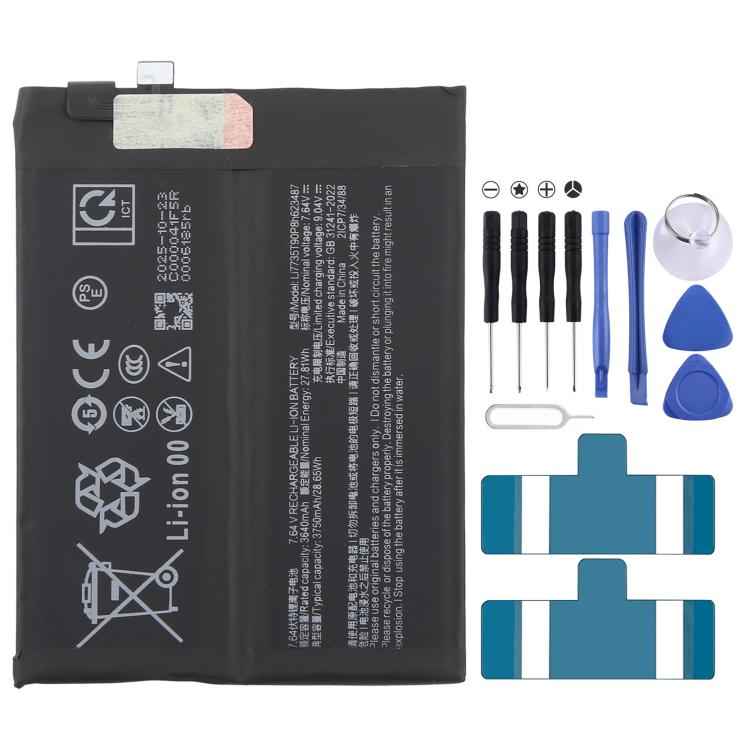 For ZTE nubia RedMagic 10S Pro+ 3750mAh Li7735T90P8h623487 Battery