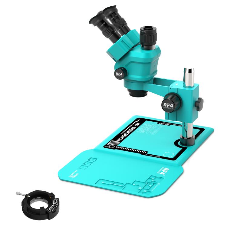 RF4 RF-55-B52 6.5-55X Synchronous Zoom Trinocular Stereo Microscope, RF-55-B52