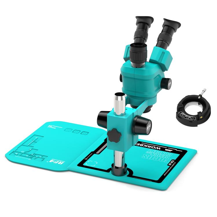 RF4 RF-55-B52 6.5-55X Synchronous Zoom Trinocular Stereo Microscope, RF-55-B52