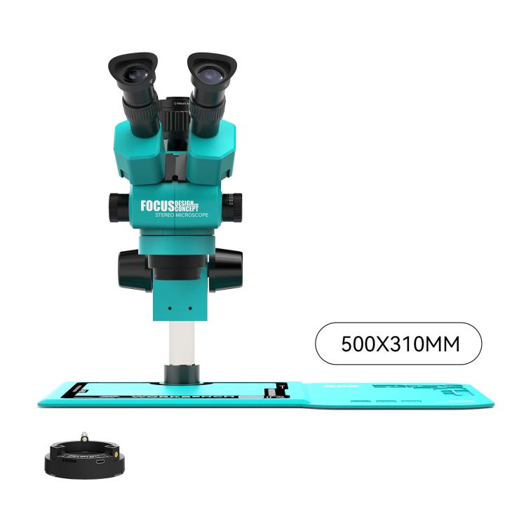 RF4 RF-55-B52 6.5-55X Synchronous Zoom Trinocular Stereo Microscope, RF-55-B52