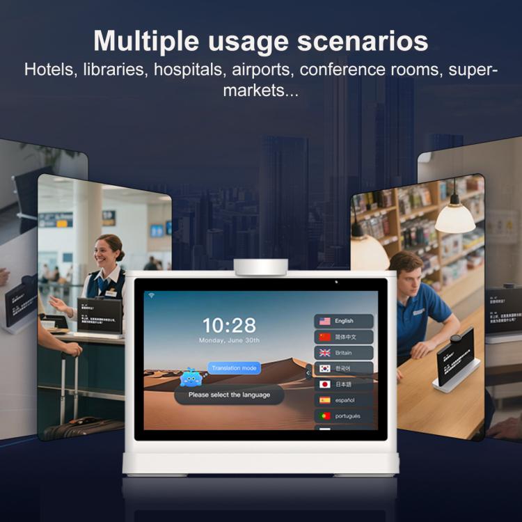 T10 Desktop 10-inch Dual-Screen AI Smart Translator