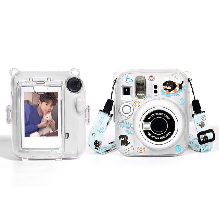 Photo Bag Crystal Shell DIY Sticker Kit with Shoulder Strap, For FUJIFILM instax mini 13