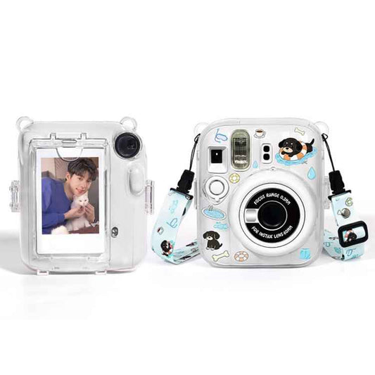 Photo Bag Crystal Shell DIY Sticker Kit with Shoulder Strap, For FUJIFILM instax mini 13