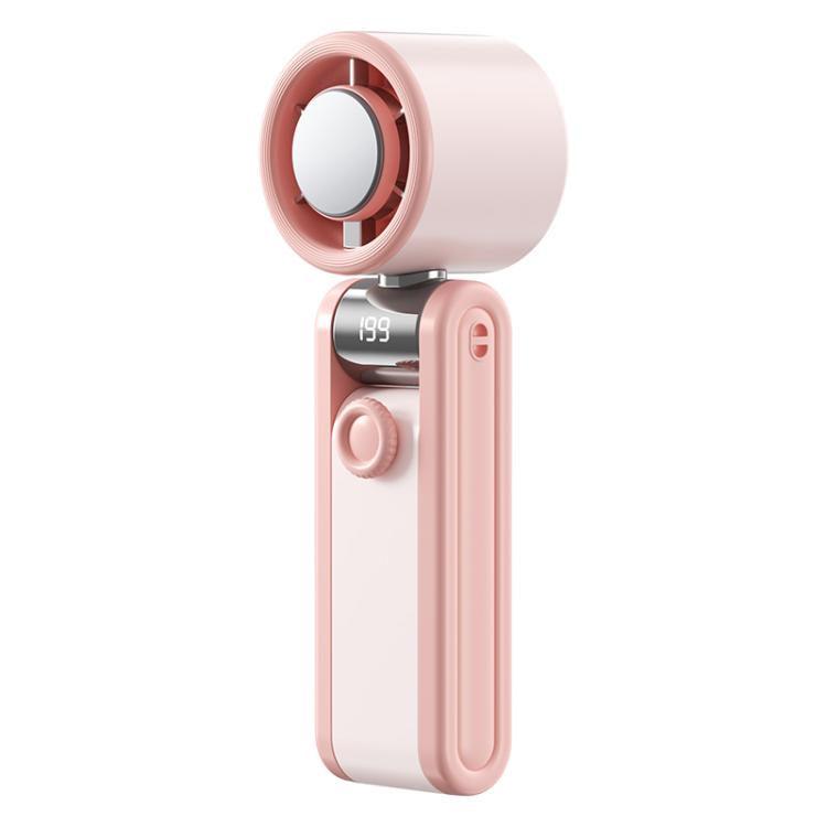 Y30 Portable Mini Tri-Fold Handheld Digital Display Cooling Fan