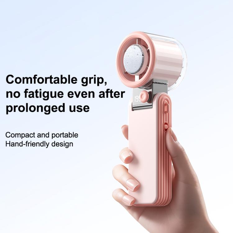 Y31 Portable Mini Foldable Handheld Digital Display Cooling Fan