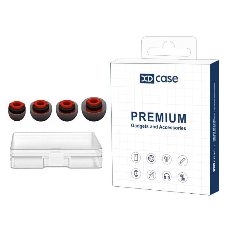 XDcase 4pcs  / Set Replacement Silicone Ear Tips Kit, S/M/M/L Size, 4PCS S/M/M/L Size