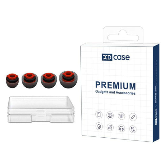 XDcase 4pcs  / Set Replacement Silicone Ear Tips Kit, S/M/M/L Size, 4PCS S/M/M/L Size