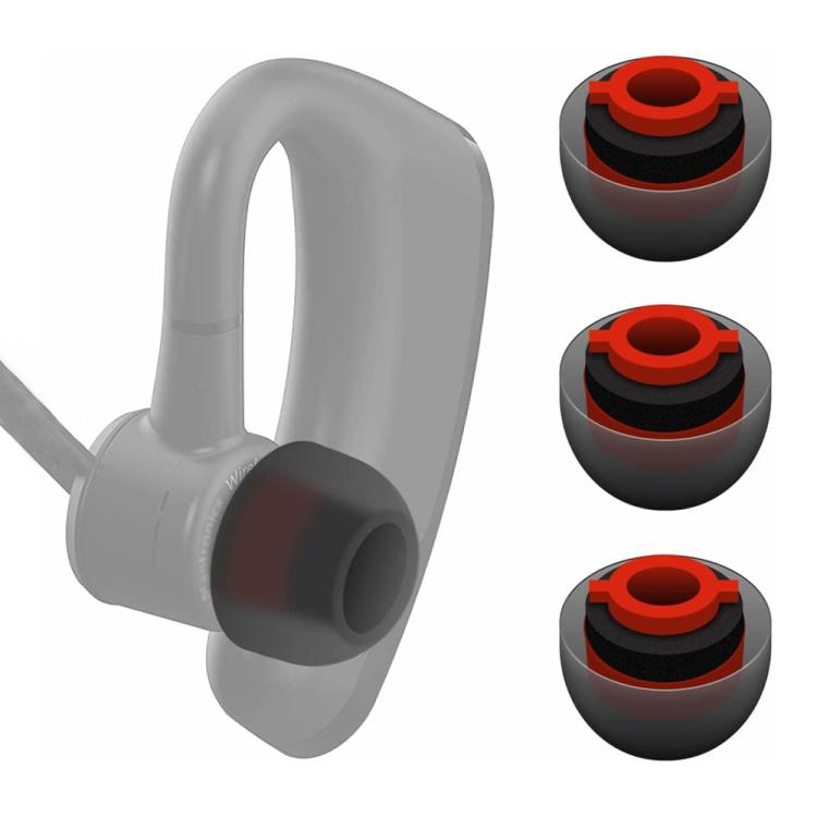 XDcase 3pcs / Set Replacement Silicone Ear Tips Kit, M Size, 3PCS M-Size