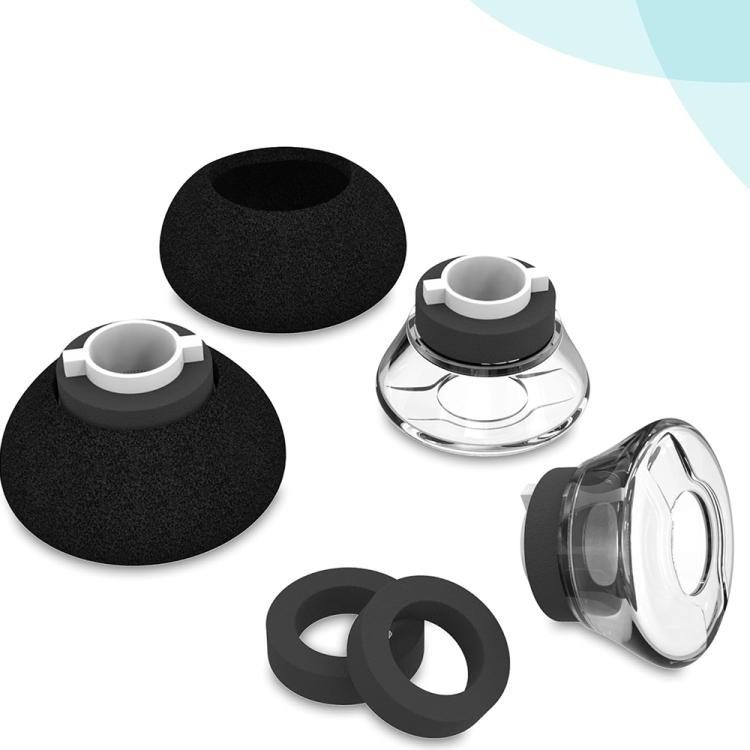 XDcase 6pcs / Set Replacement TPU Ear Tips & Sponge Kit, S Size, S Size