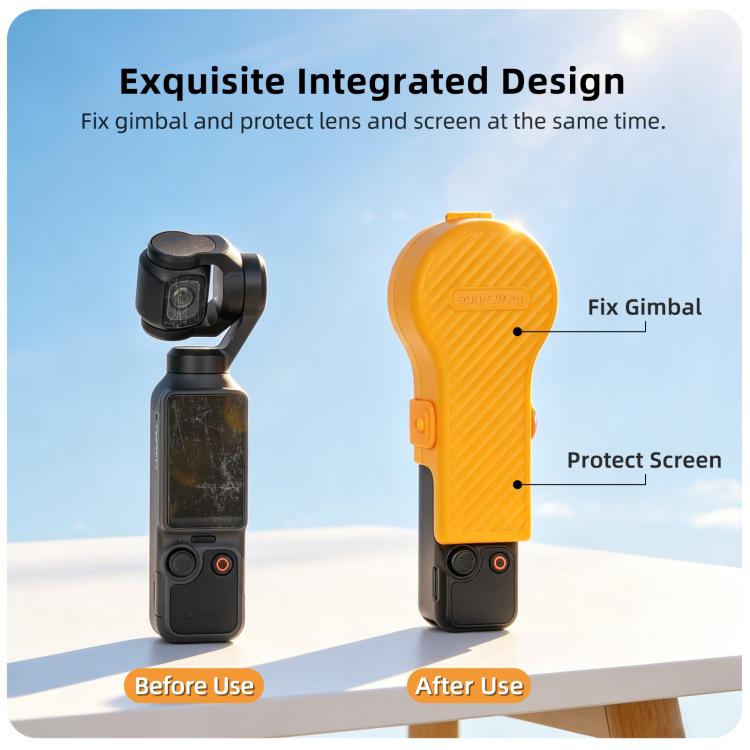 Sunnylife Colorful Bulb-Shaped Gimbal Cover Camera Protector Screen Protective Shell, For DJI Osmo Pocket 4 / 3